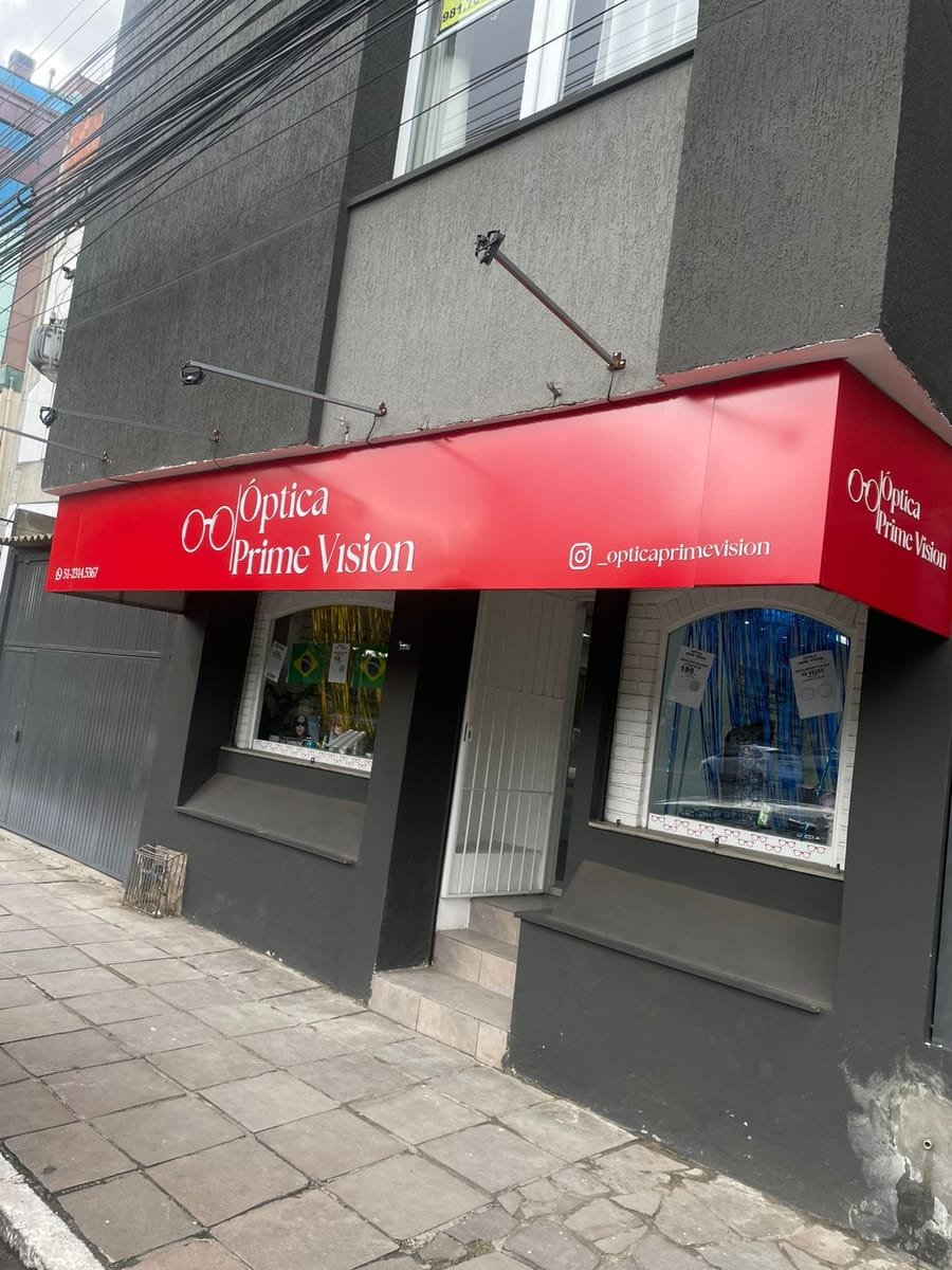 Fachada da Ótica Prime Vision em Porto Alegre